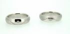 Fede 6mm modello onda satinata con brillante ct.0.03